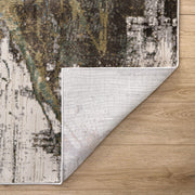 Zaria Green Black Painterly - T2068 - 5' x 8'