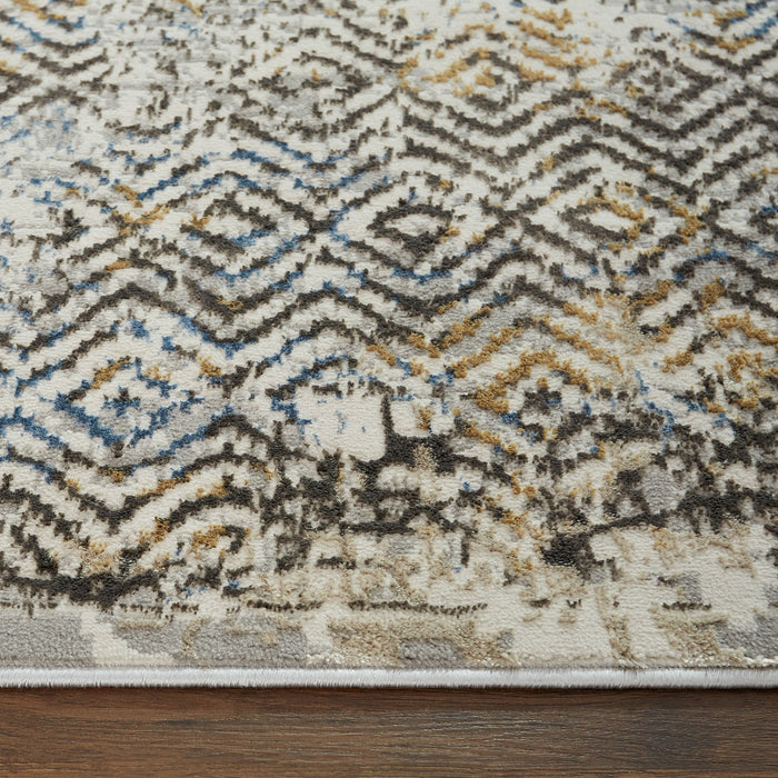 Zaria Gray Gold Weave - T2069 - 8' x 11'