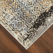 Zaria Gray Gold Weave - T2069 - 5' x 8'