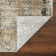 Zaria Gray Gold Weave - T2069 - 5' x 8'