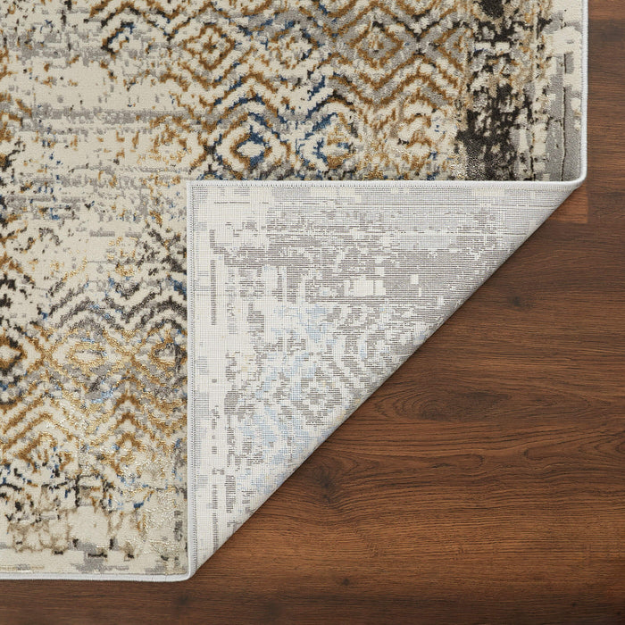 Zaria Gray Gold Weave - T2069 - 10' x 13'