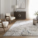 Zaria Gray Gold Marble Striations - T2070 - 7' x 9'