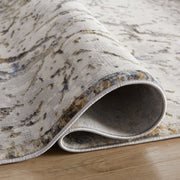 Zaria Gray Gold Marble Striations - T2070 - 5' x 8'