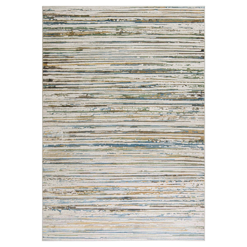 Zaria Gold Green Stripe - T2071 - 5' x 8'
