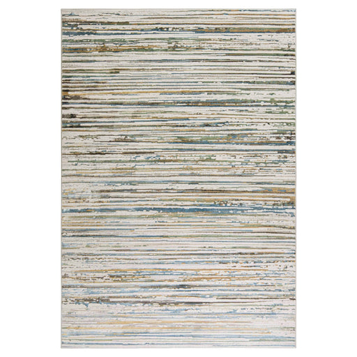 Zaria Gold Green Stripe - T2071 - 5' x 8'