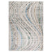 Zaria Gray Blue Waves - T2072 - 8' x 11'