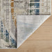 Zaria Gray Blue Waves - T2072 - 8' x 11'