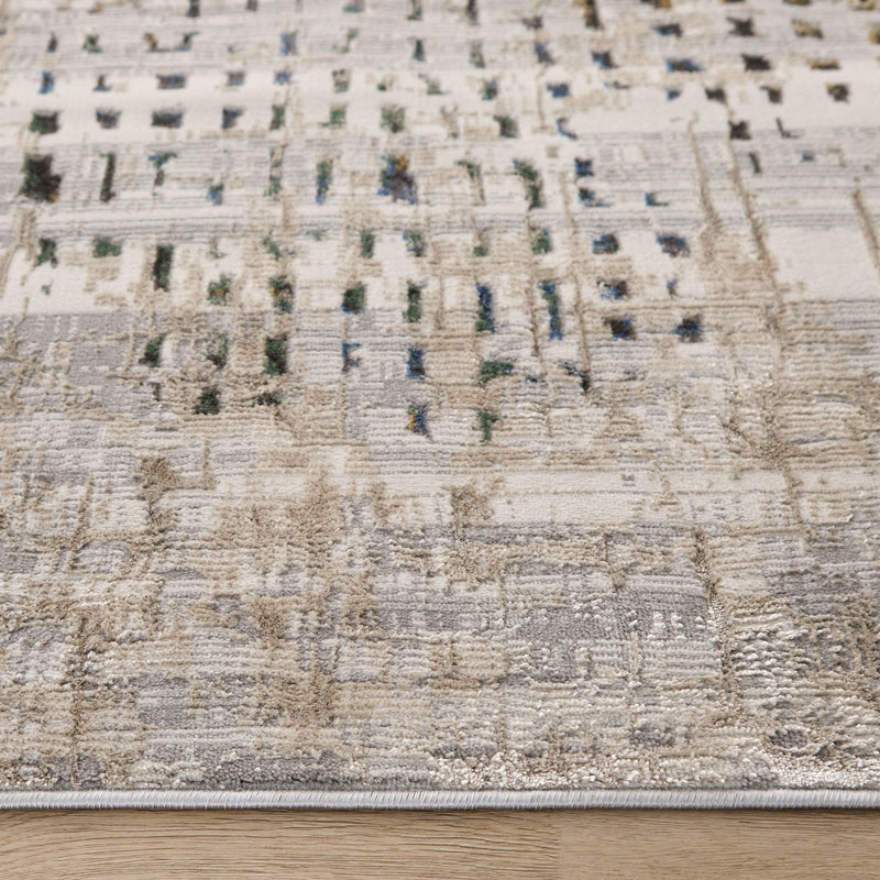 Zaria Gray Beige Weave - T2074 - 5' x 8'