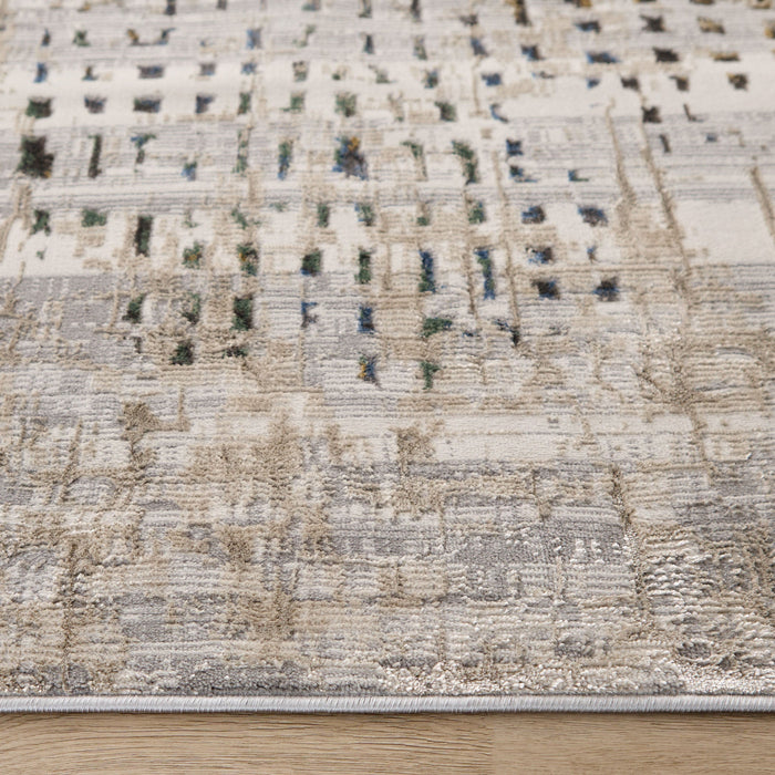 Zaria Gray Beige Weave - T2074 - 8' x 11'