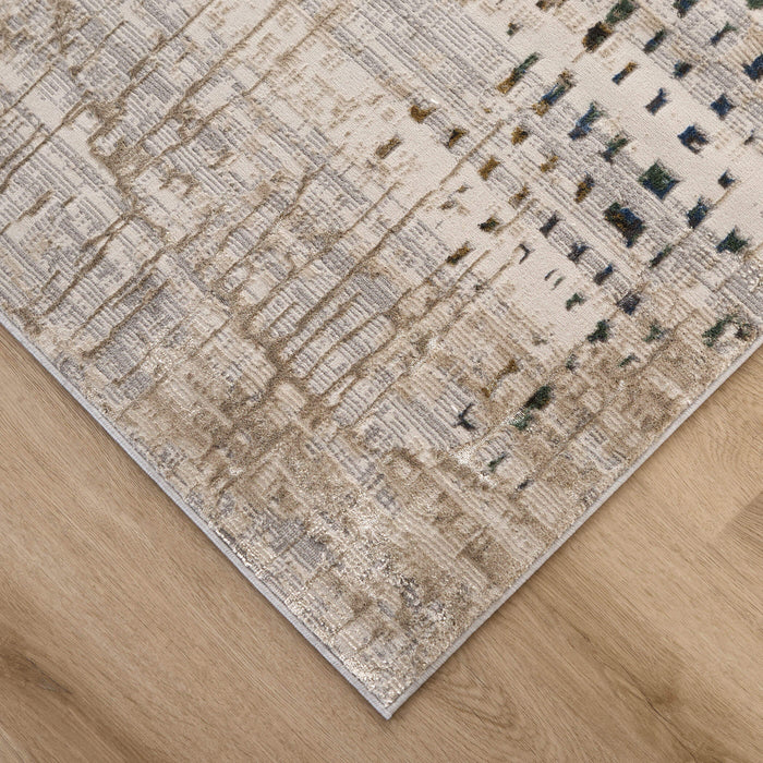 Zaria Gray Beige Weave - T2074 - 8' x 11'
