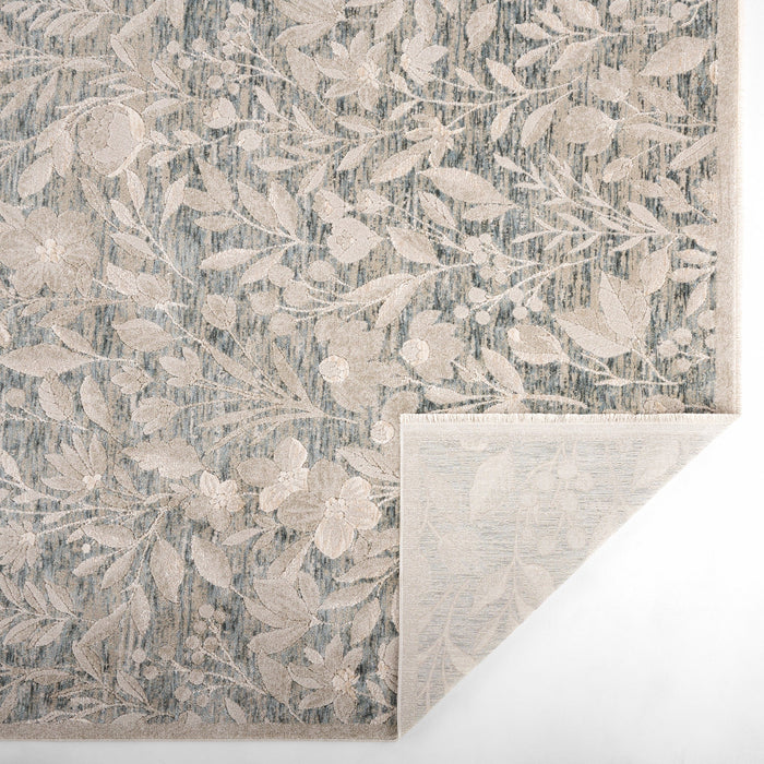 Verona Mineral Blue Botanical - T2075 - 2' x 3'