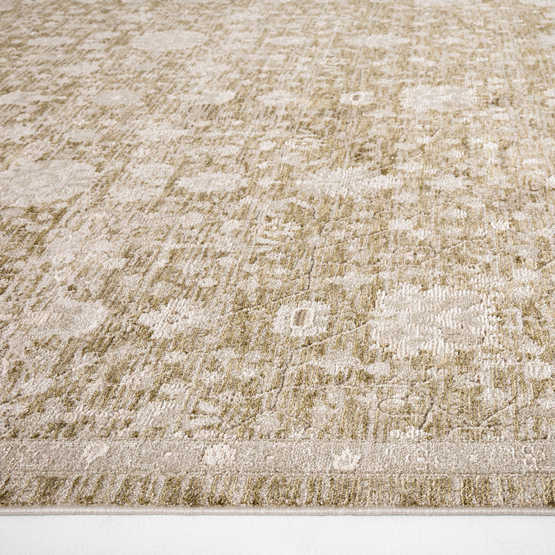 Verona Vintage Sage Distressed Medallion - T2077 - 6' x 9'