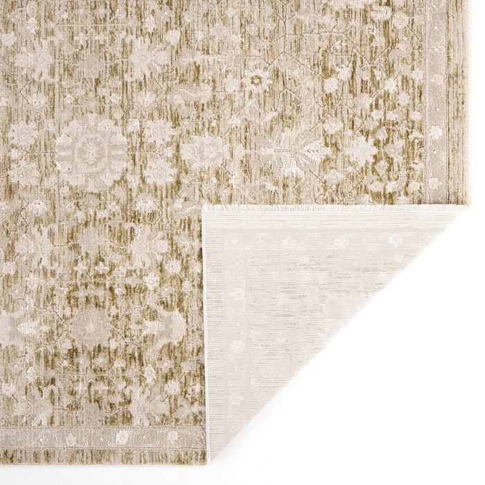 Verona Vintage Sage Distressed Medallion - T2077 - 8' x 11'