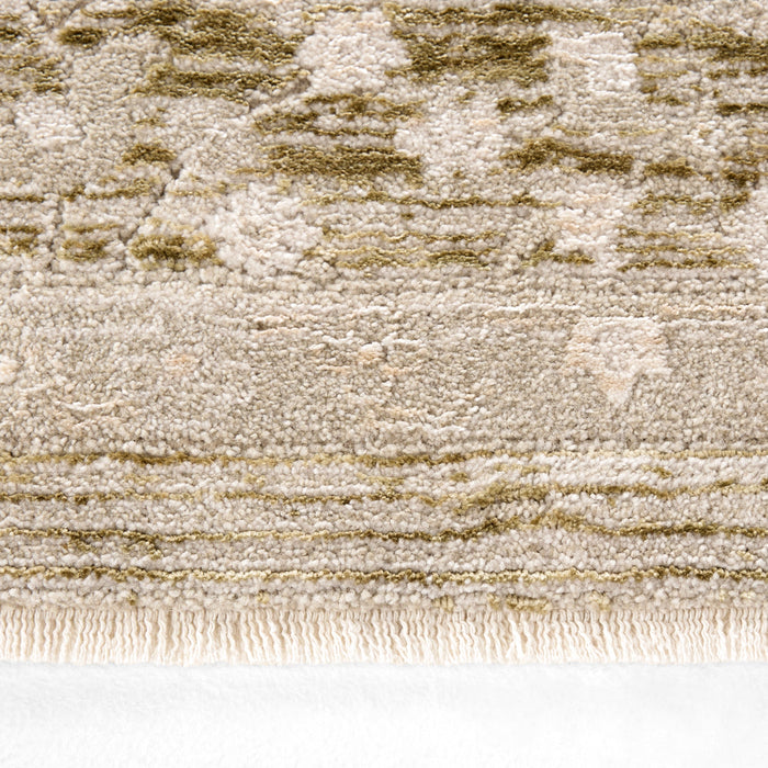 Verona Vintage Sage Distressed Medallion - T2077 - 6' x 9'