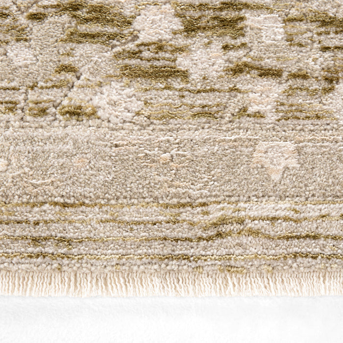 Verona Vintage Sage Distressed Medallion - T2077 - 10' x 13'