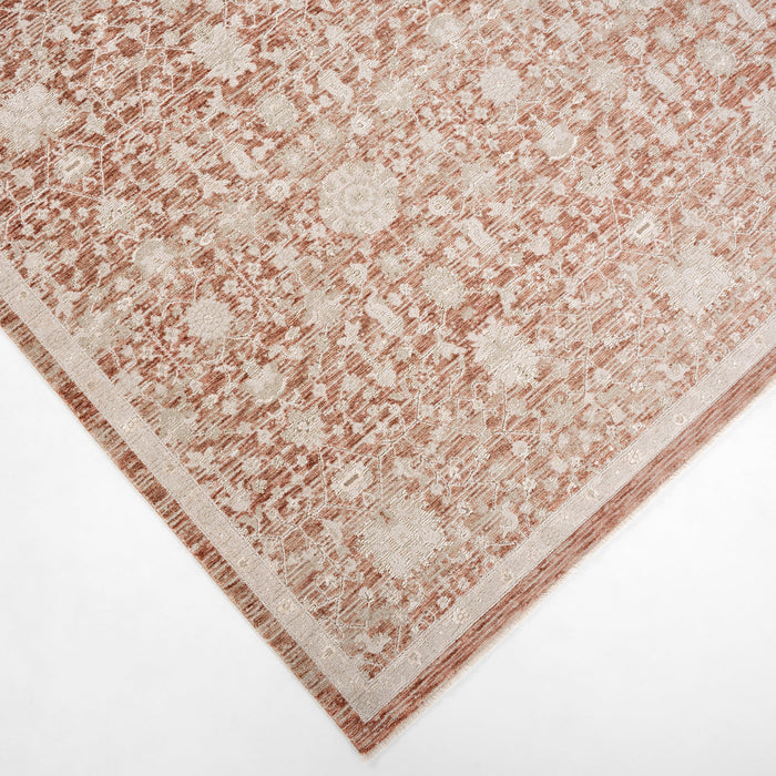 Verona Vintage Rust Distressed Medallion - T2078 - 6' x 9'