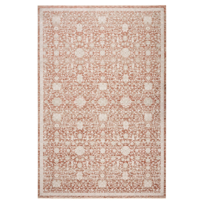 Verona Vintage Rust Distressed Medallion - T2078 - 8' x 11'
