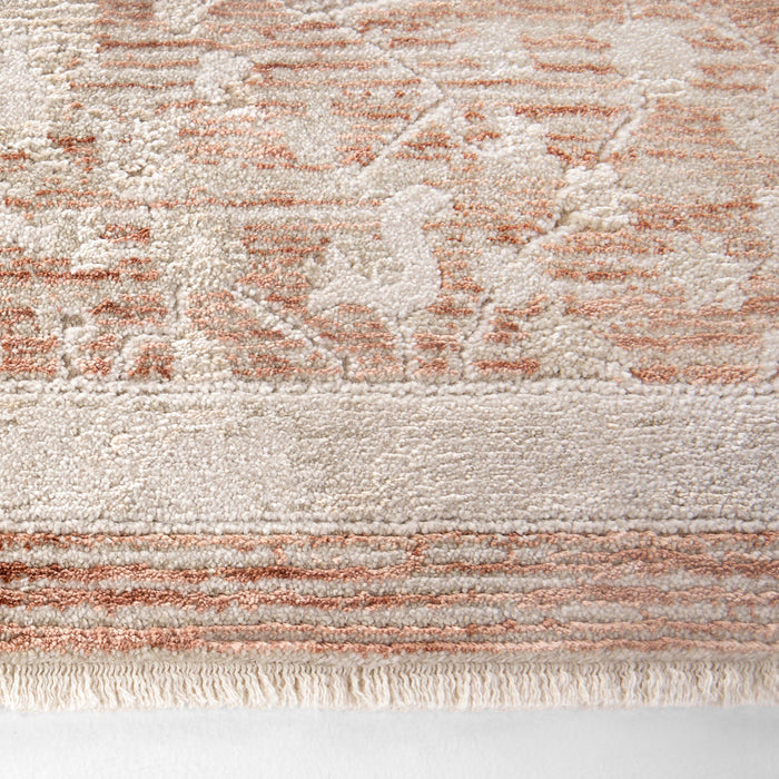 Verona Vintage Rust Distressed Medallion - T2078 - 6' x 9'