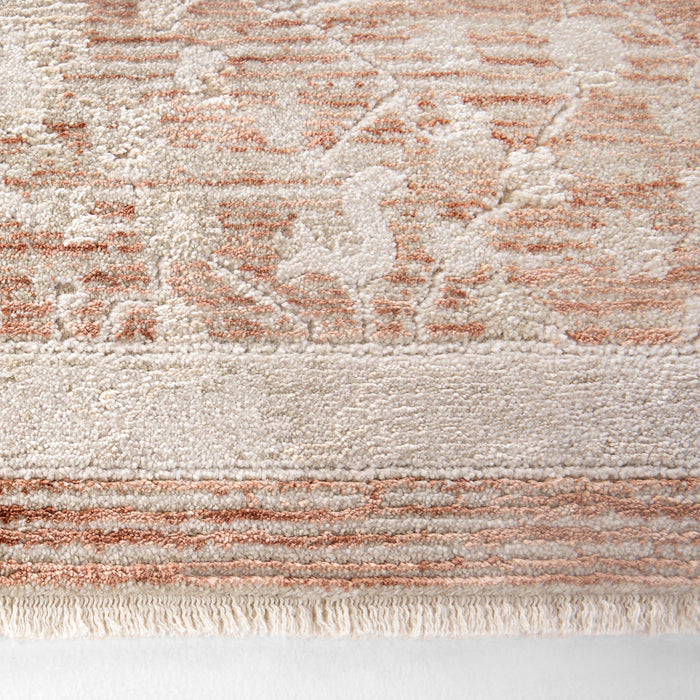 Verona Vintage Rust Distressed Medallion - T2078 - 10' x 13'