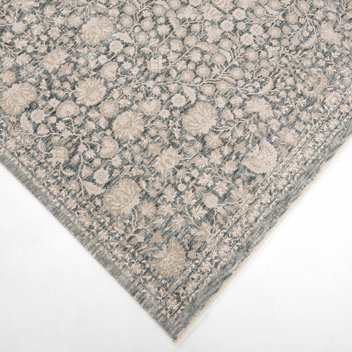 Verona Classic Denim Distressed Floral - T2079 - 5' x 8'