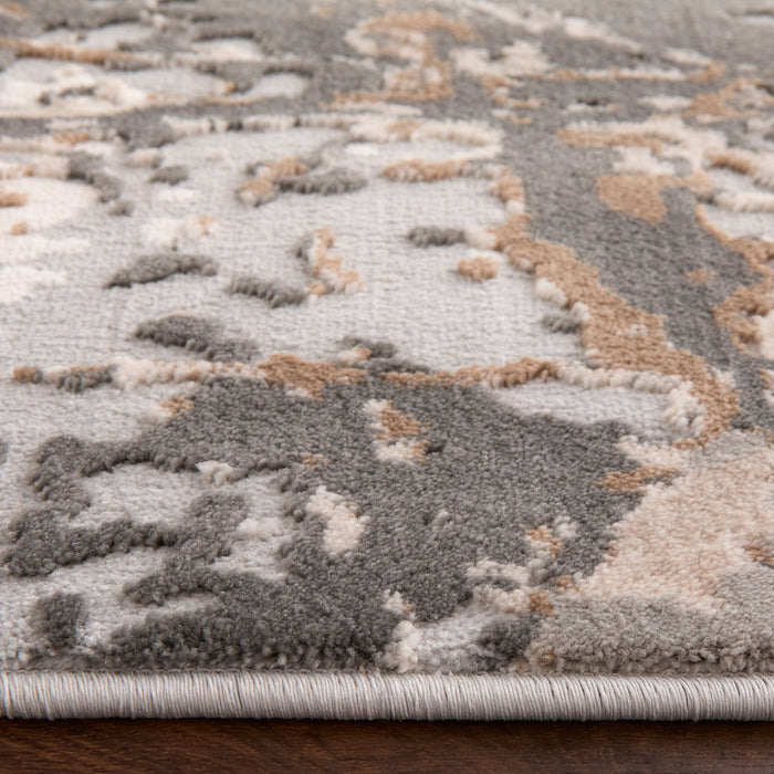 Besni Brown Marble Striations - T4001 - 3' x 8' Runner