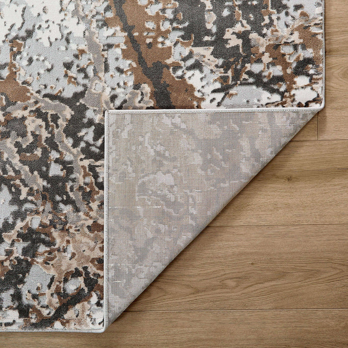Besni Brown Marble Striations - T4001 - 5' x 8'
