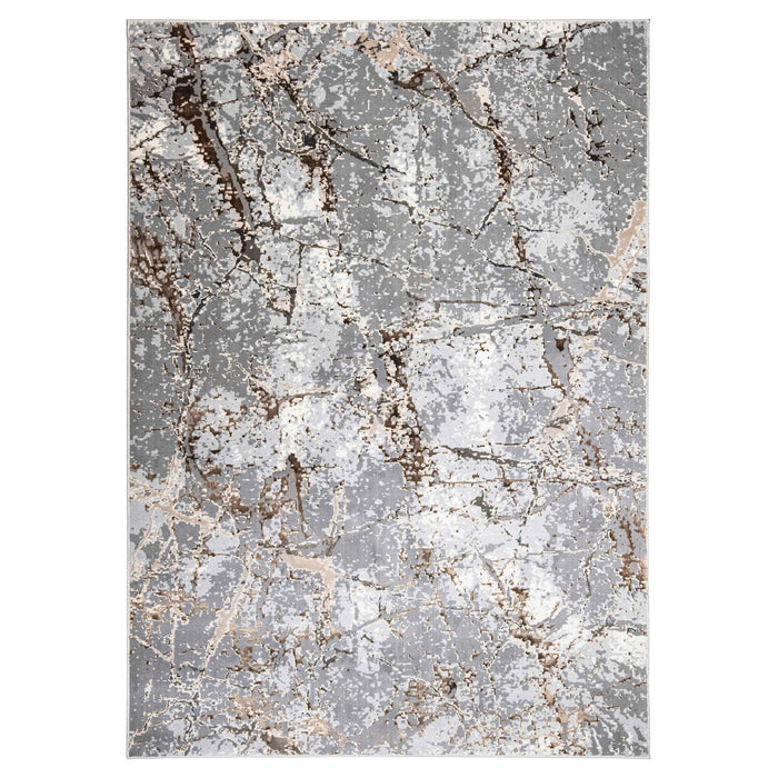Besni Brown Marble Striations - T4001 - 5' x 8'