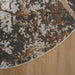 Besni Brown Marble Striations - T4001 - 8' Round