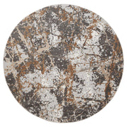 Besni Brown Marble Striations - T4001 - 8' Round