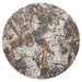 Besni Brown Marble Striations - T4001 - 8' Round