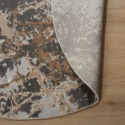 Besni Brown Marble Striations - T4001 - 5' Round