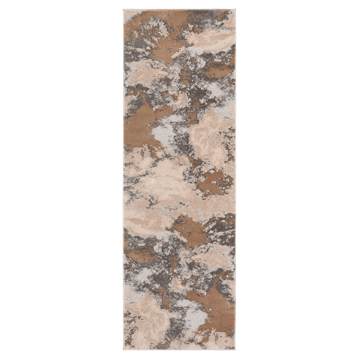 Besni Brown Marbled - T4002 - 3' x 8' Runner