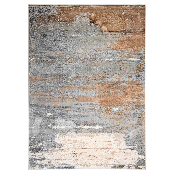 Besni Brown Painterly - T4003 - 5' x 8'