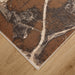Besni Brown Marble Striations - T4004 - 3' x 8' Runner
