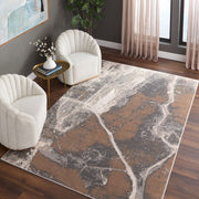 Besni Brown Marble Striations - T4004 - 10' x 13'