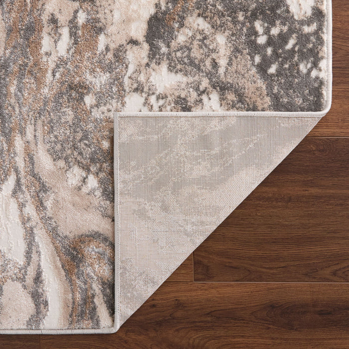 Besni Brown Marbled - T4005 - 3' x 8' Runner