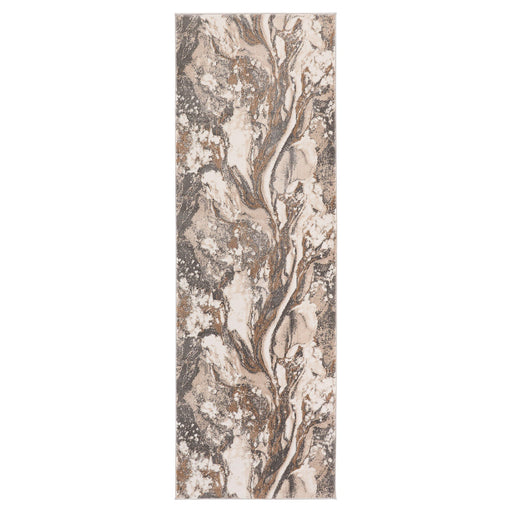 Besni Brown Marbled - T4005 - 3' x 8' Runner