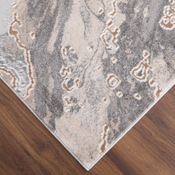 Besni Gray Marbled - T4006 - 10' x 13'
