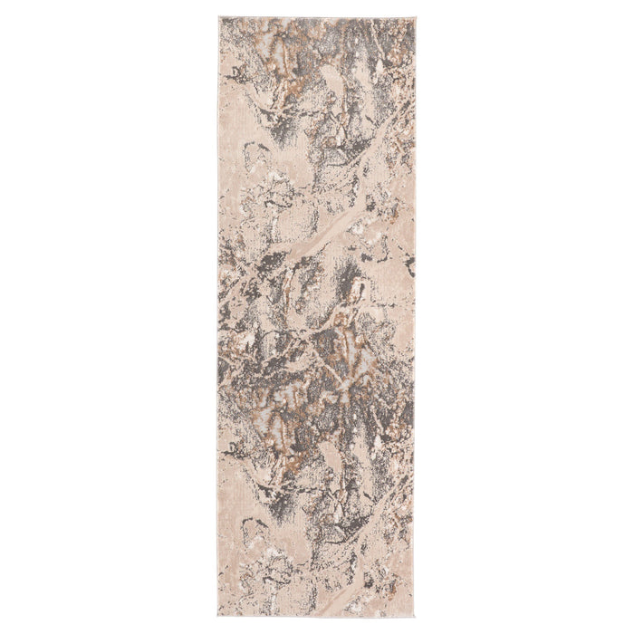 Besni Gray Marbled - T4008 - 3' x 8' Runner