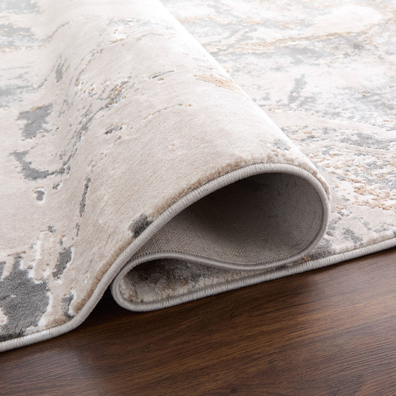 Besni Gray Marbled - T4008 - 5' x 8'
