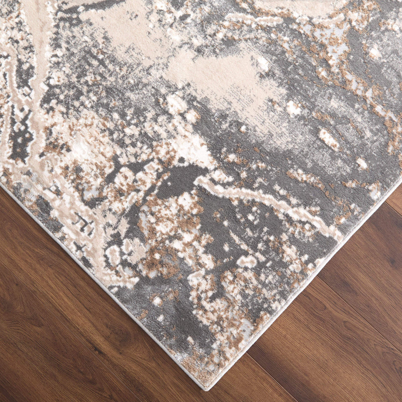 Besni Gray Marbled - T4008 - 2' x 3'