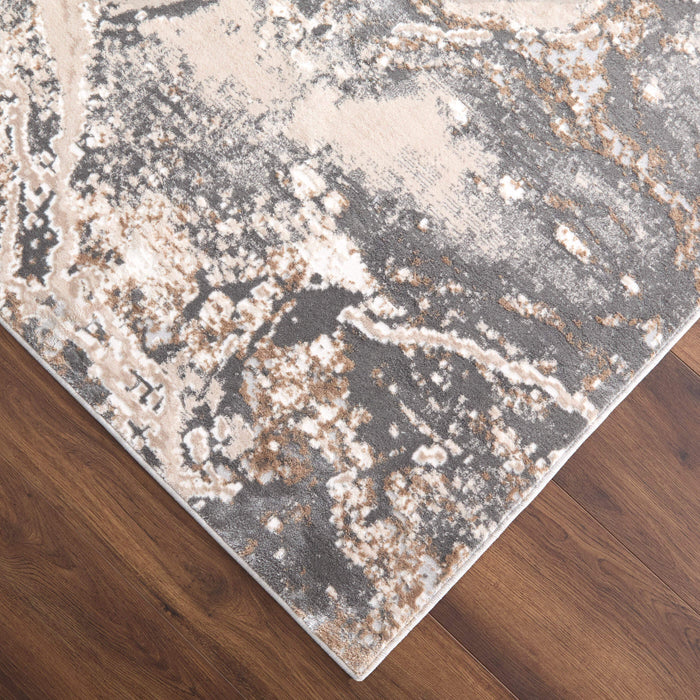 Besni Gray Marbled - T4008 - 10' x 13'