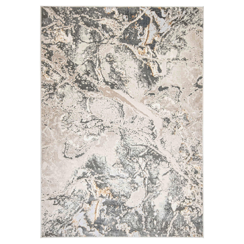 Besni Gray Marbled - T4008 - 5' x 8'