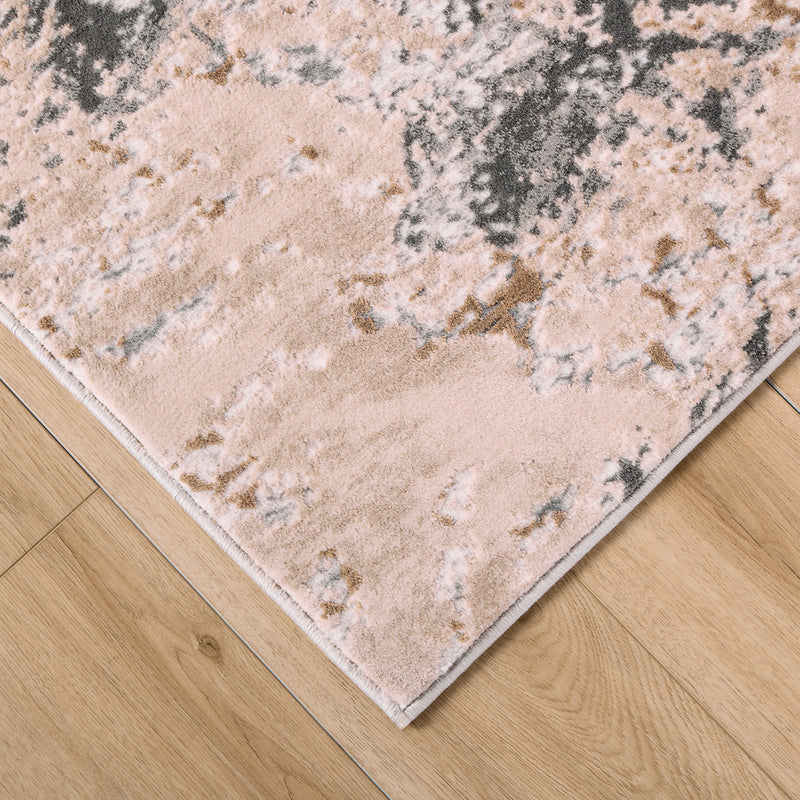 Besni Brown Marbled - T4009 - 3' x 8' Runner