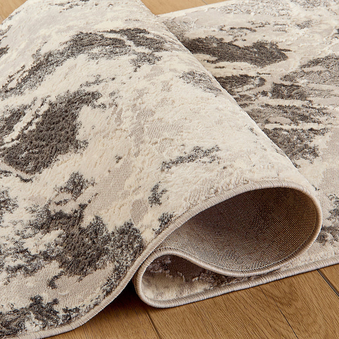 Greta Gray Marble Striations - T4011 - 3' x 8' Runner