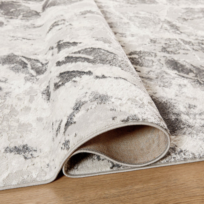 Greta Gray Marble Striations - T4011 - 5' x 8'