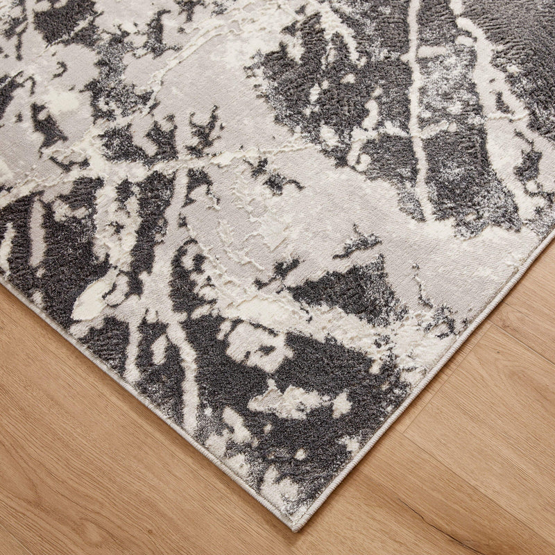 Greta Gray Marble Striations - T4011 - 5' x 8'