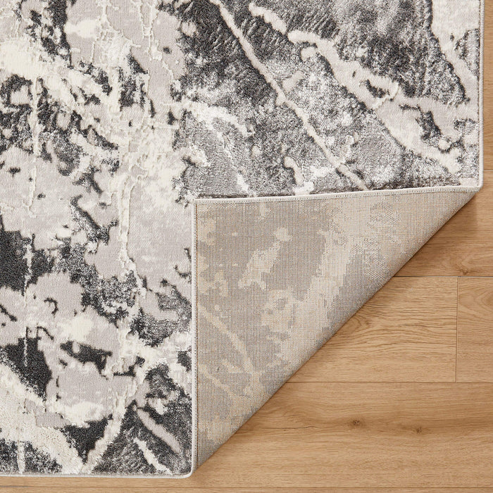 Greta Gray Marble Striations - T4011 - 7' x 9'