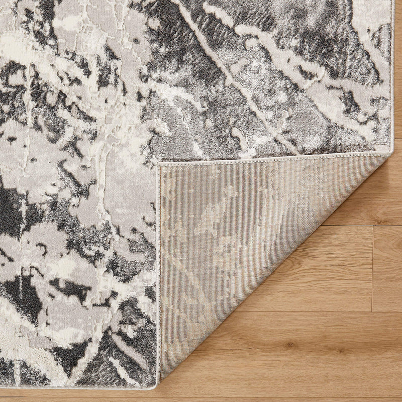 Greta Gray Marble Striations - T4011 - 5' x 8'