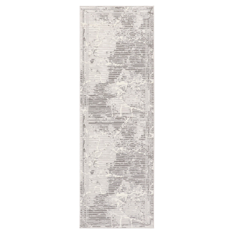 Greta Gray Marble Striations - T4012 - 3' x 8' Runner